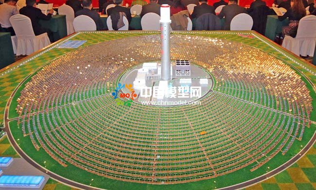  塔式光熱發電項目沙盤模型