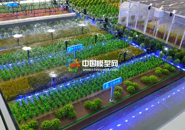智慧農(nóng)裝數(shù)字化農(nóng)田沙盤模型