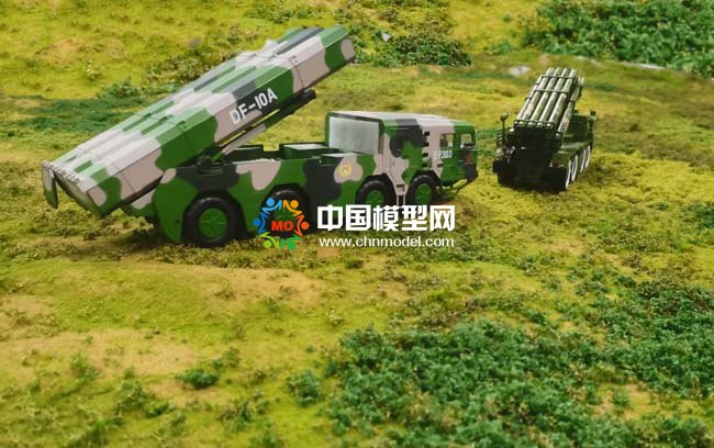 東風10A巡航導彈發射場沙盤模型