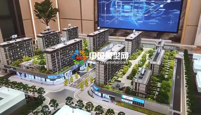 綠城沁園樓盤建筑模型