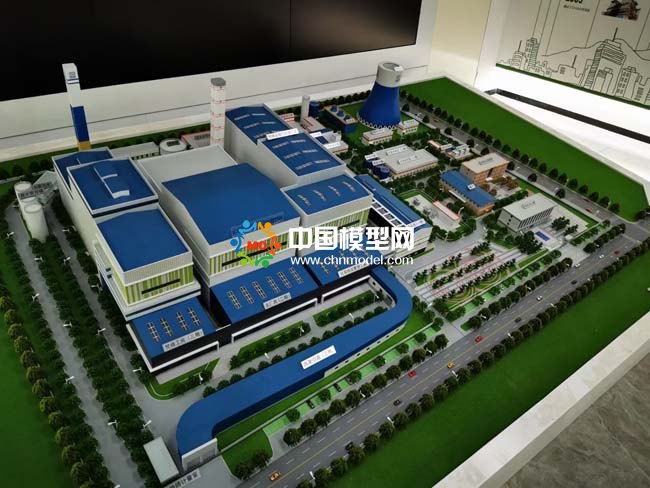 垃圾處理發電沙盤模型