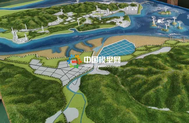 寧海縣強蛟鎮人文旅游規劃沙盤模型