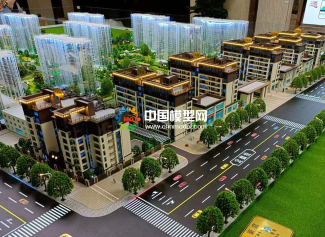 水鄉(xiāng)豪庭樓盤(pán)建筑模型