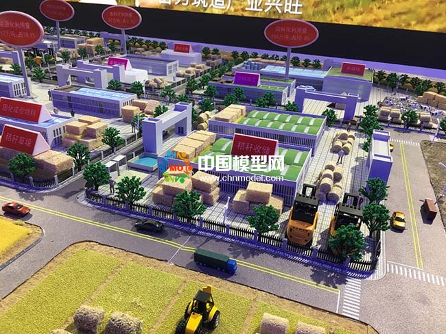 秸稈收儲綜合利用沙盤模型