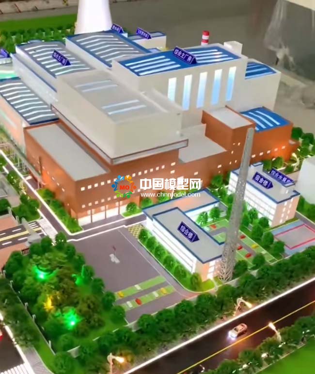 生活垃圾發(fā)電廠沙盤模型