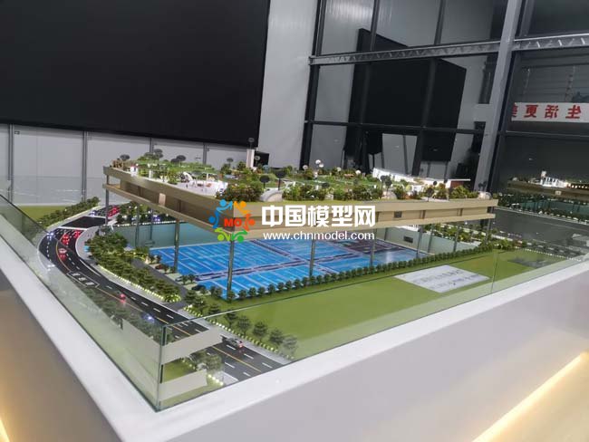 燈湖片區(qū)水質(zhì)凈化廠沙盤(pán)模型