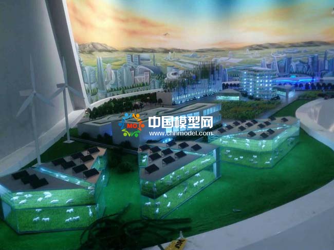 智能立體養殖沙盤模型