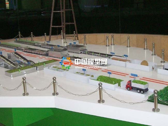 泡菜生產(chǎn)線沙盤模型