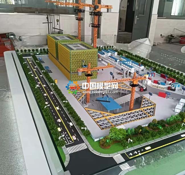 建筑工地視頻監控系統沙盤模型