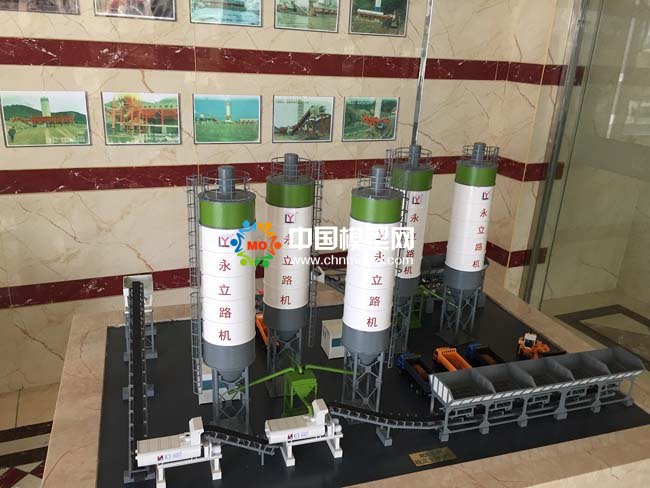 混泥土攪拌設備模型