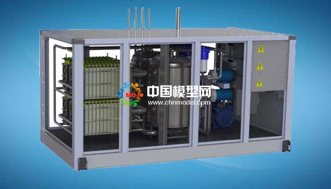 集裝箱式雙氧水站房模型