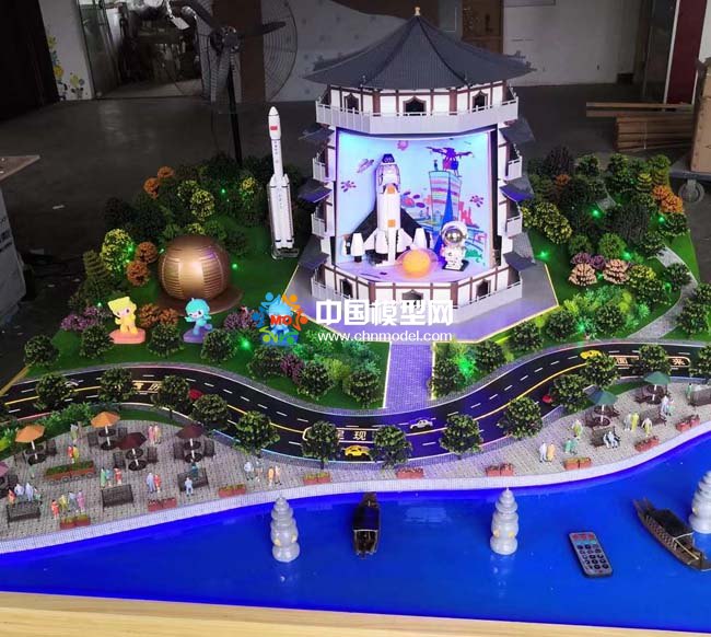 小學生科技作品展沙盤模型