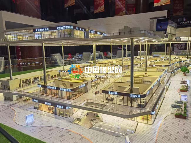 商場升降沙盤模型