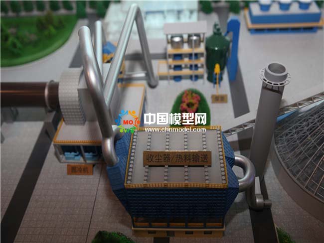 新型干法水泥生產線沙盤模型