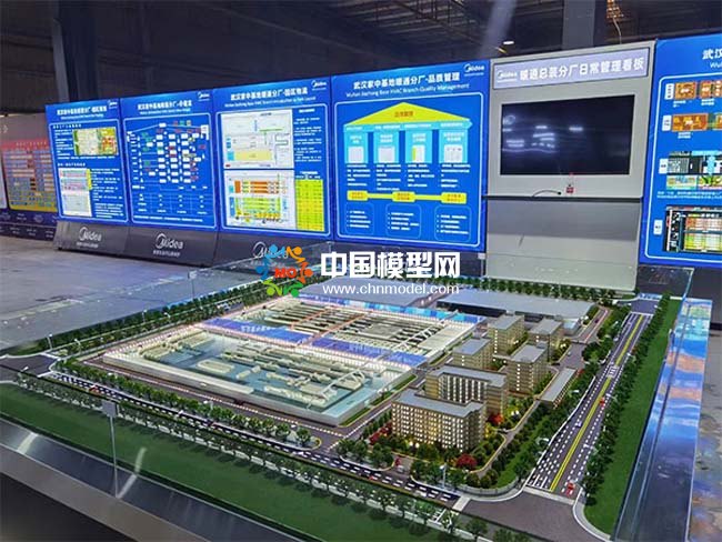 美的暖通總裝分廠沙盤(pán)模型