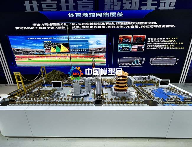 體育場館網絡解決方案沙盤模型