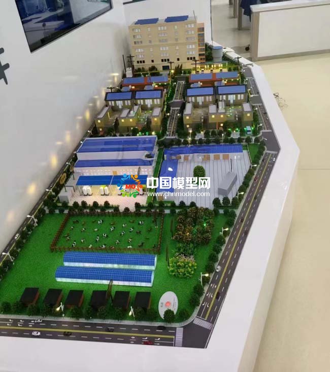 城鄉綠色生態新能源產業鏈沙盤模型