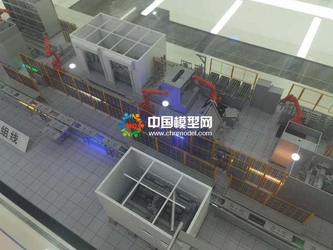 智慧工廠產(chǎn)品生產(chǎn)組裝線沙盤模型