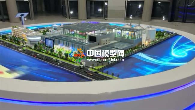 有機廢棄物資源化利用處理沙盤模型