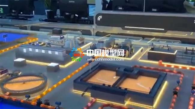 物聯網水廠工藝展示沙盤模型