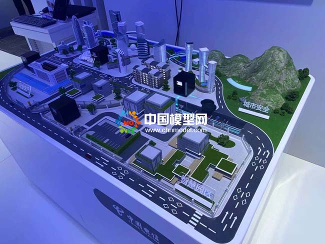 城市安全運行監測與管理平臺沙盤模型
