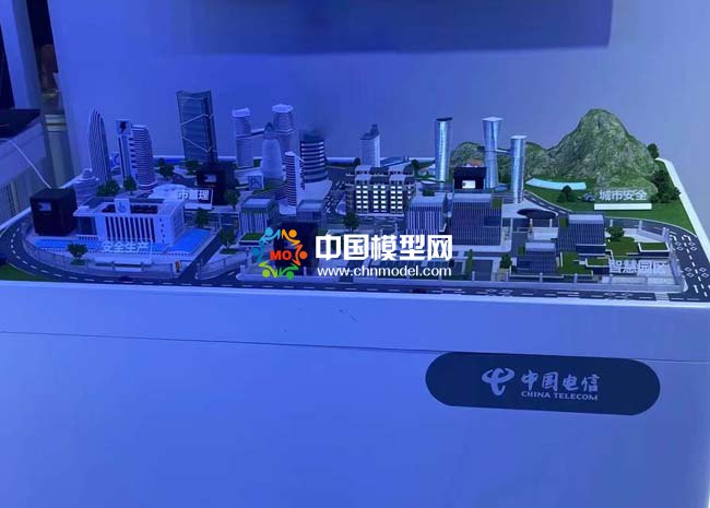 城市安全運行監測與管理平臺沙盤模型