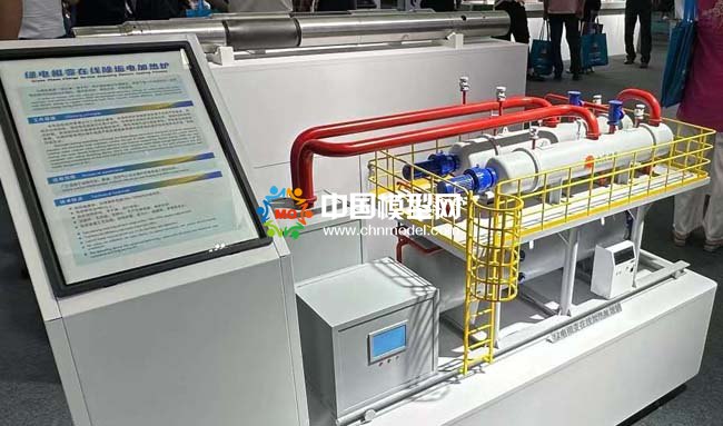 綠電相變在線除垢電加熱爐模型