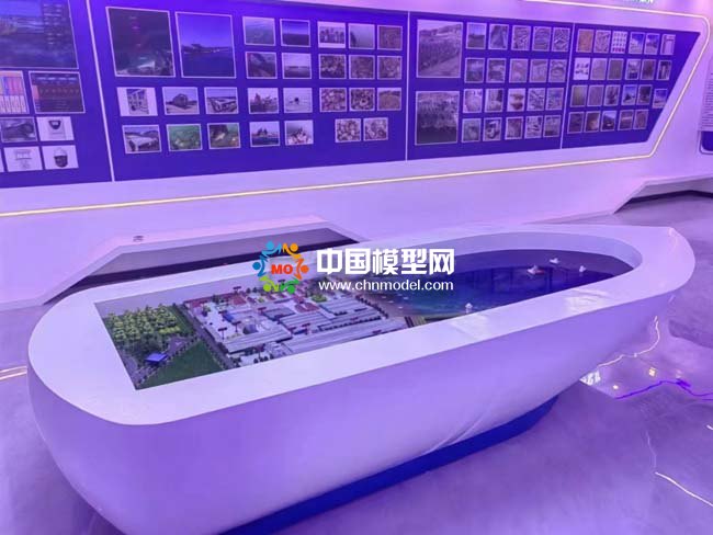水產育苗場沙盤模型