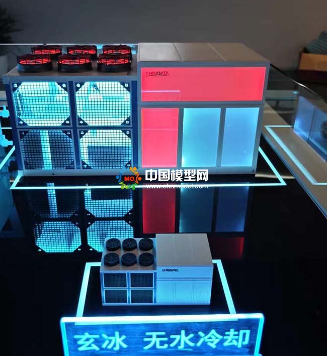 無水冷卻技術沙盤模型 