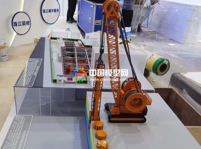 珠江星火1926地下工程沙盤模型