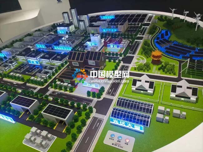 光伏太陽(yáng)能全場(chǎng)景沙盤模型