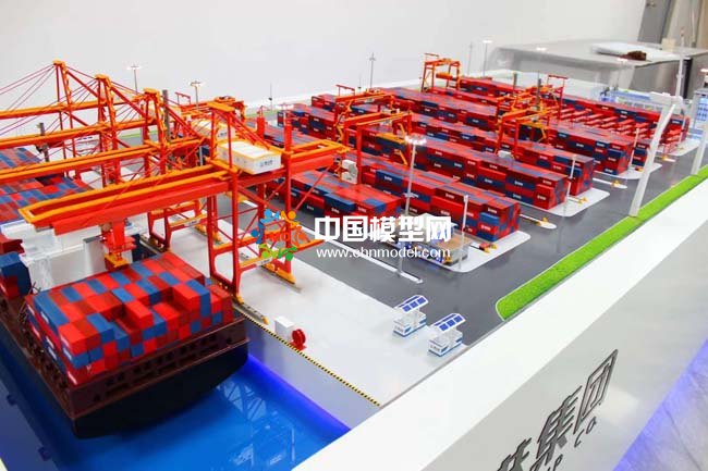 自動化碼頭智能港口沙盤模型
