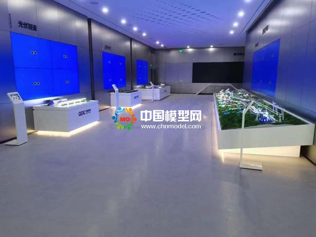 企業綜合智慧能源展廳沙盤模型