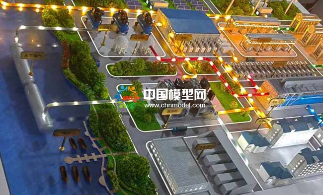 海島綜合能源系統沙盤模型