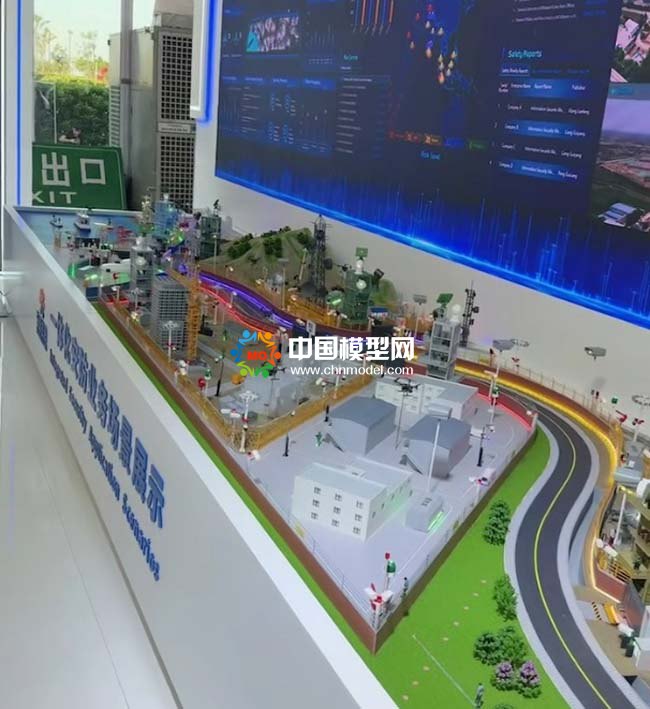 一體化安防業務場景沙盤模型