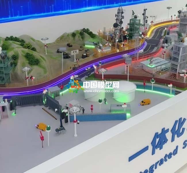 一體化安防業務場景沙盤模型