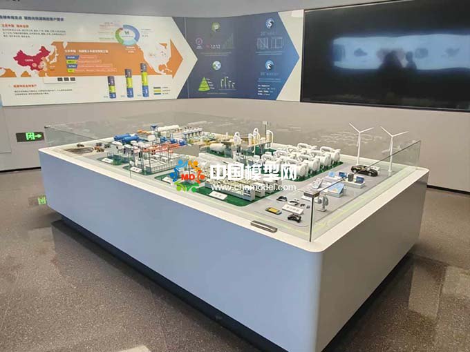 磁性材料生產工藝流程沙盤模型