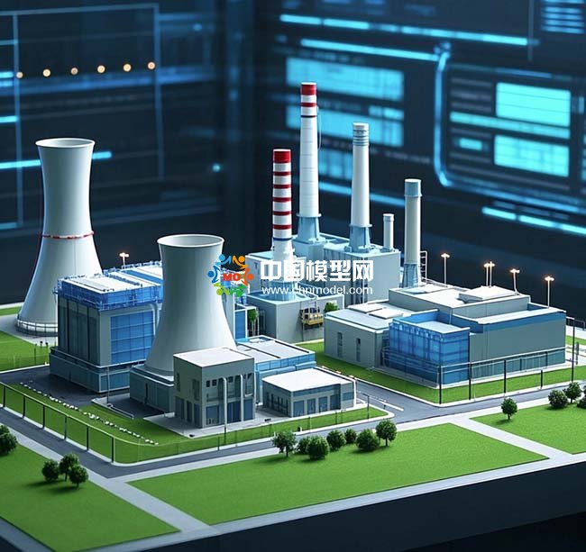 智慧電廠沙盤模型，點(diǎn)亮能源變革新視界