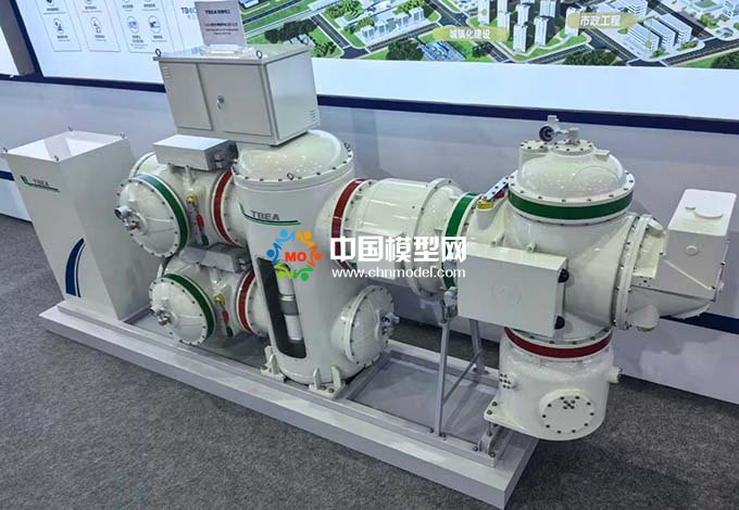 純潔凈空氣絕緣真空開斷環保GIS模型