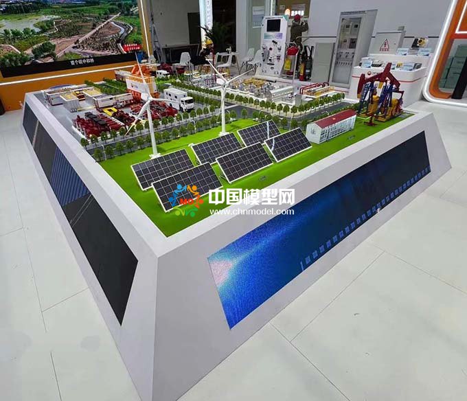 大慶油田現代化油田設備模型