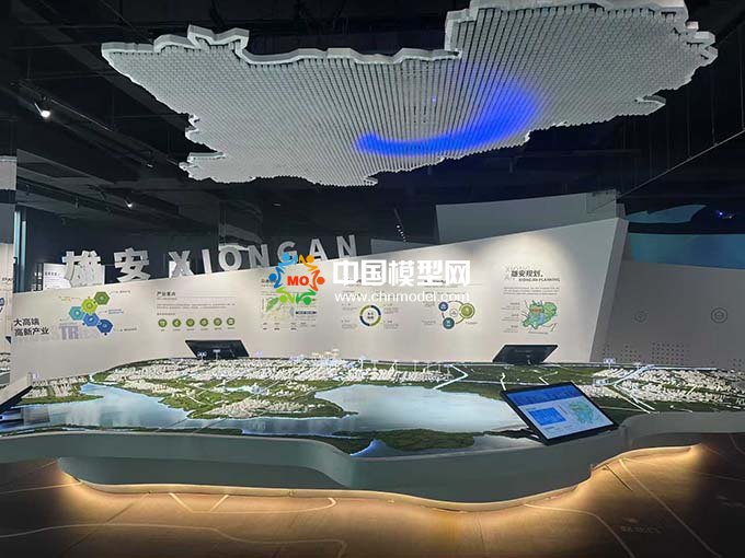 雄安規劃沙盤模型