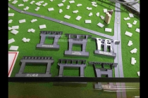 高速公路沙盤，橋梁隧道沙盤模型