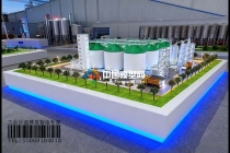 智慧糧倉(cāng)智慧糧庫(kù)解決方案沙盤模型