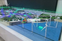 太陽能風光互補新能源綜合發電沙盤模型